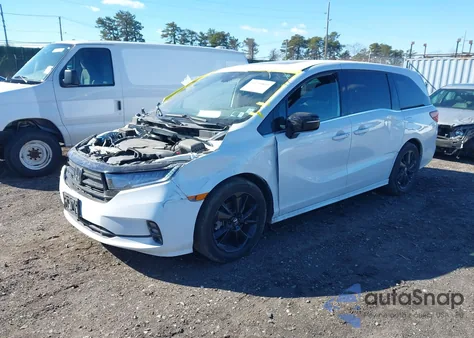 2024 Honda Odyssey Sport z USA, uszkodzony, nr VIN 5FNRL6H78RB005741